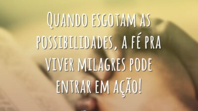 Quando esgotam as possibilidades