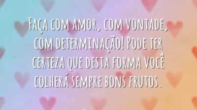 Faça com amor