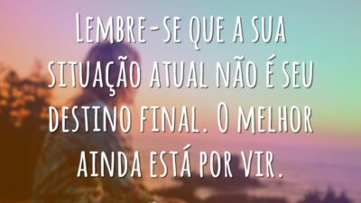 Sua situação atual