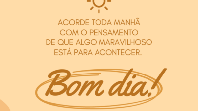 Acorde toda manhã
