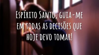 Espírito Santo, guia-me em todas decisões