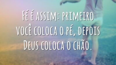 Fé é assim