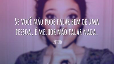 Se você não pode falar bem