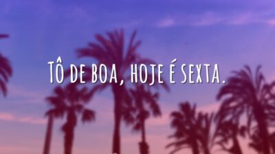 Tô de boa