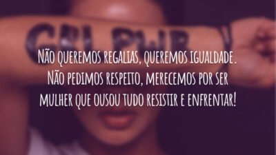 Merecemos respeito
