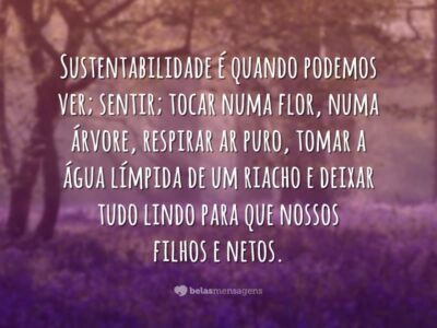 Sustentabilidade