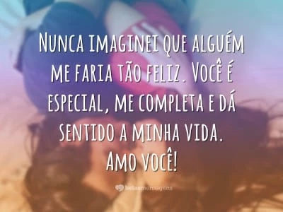 Declaração De Amor Belas Mensagens