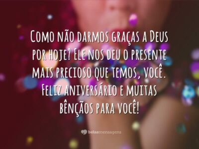 Parabéns para nossa preciosidade