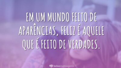 Em um mundo de aparências