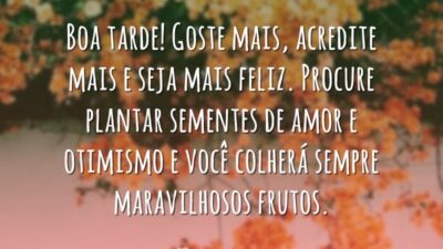 Goste mais, acredite mais…