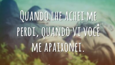 Me apaixonei