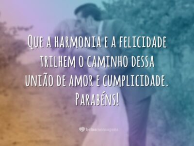 A harmonia e a felicidade