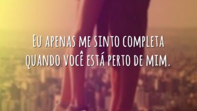 Me sinto completa