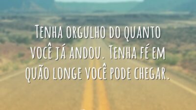 Tenha orgulho