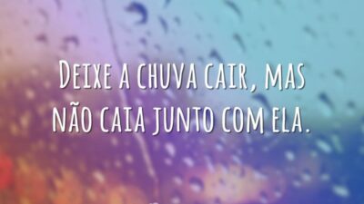 Não caia junto