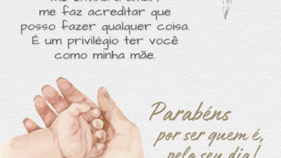 O seu amor me ensina