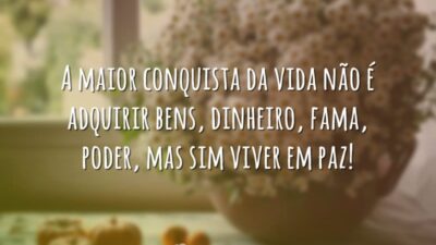 Conquista da vida