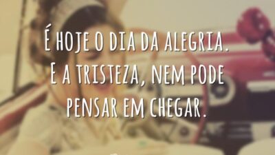 Dia da alegria