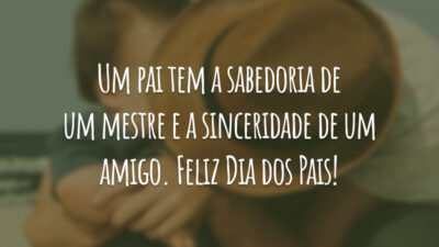 Um pai tem a sabedoria