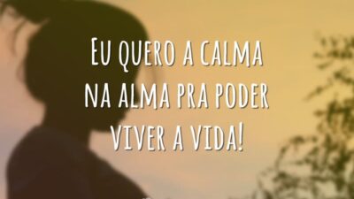 Calma na alma