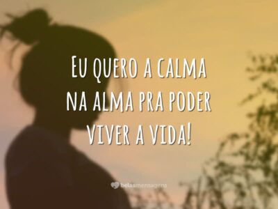 Calma na alma