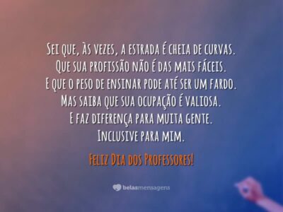 Feliz Dia dos Professores!