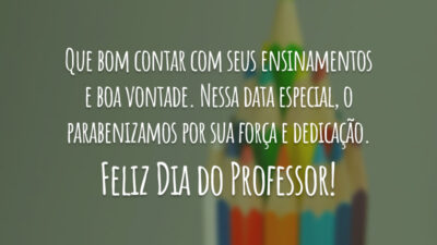 Que bom contar com seus ensinamentos e boa vontade. Nessa data especial,&hellip;