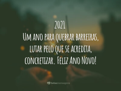 Mensagens de Ano Novo 2021 - Belas Mensagens