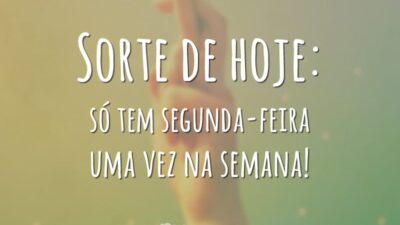 Sorte de hoje