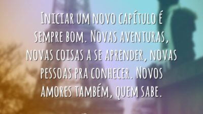 Novo capítulo