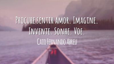 Procure sentir amor