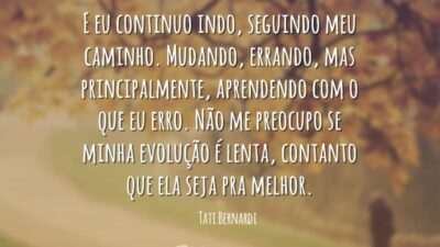 Seguindo meu caminho