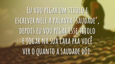 Tijolo da saudade