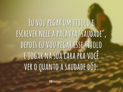 Tijolo da saudade