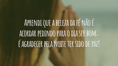 A beleza da fé