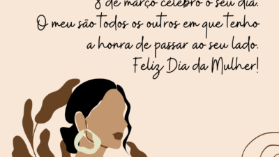 8 de março celebro o seu dia. O meu são todos os&hellip;