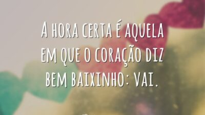 A hora certa