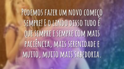 Um novo começo