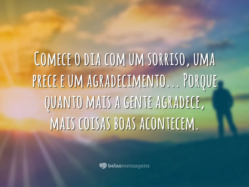 Elegante Frases De Agradecimento Por Mais Um Dia