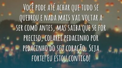 Não fique triste