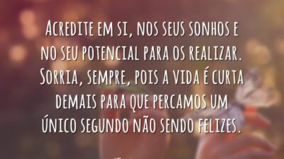 A vida é curta demais
