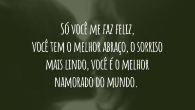 Só você me faz feliz