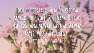 Hora de deixar ir