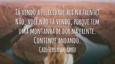 Você vai ser feliz