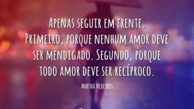 Apenas seguir em frente