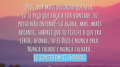 Eu confio em ti, Senhor
