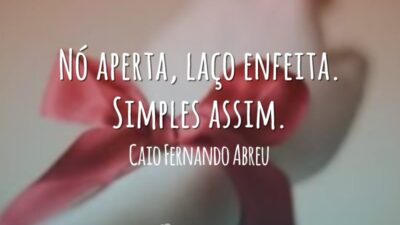 Nó aperta, laço enfeita