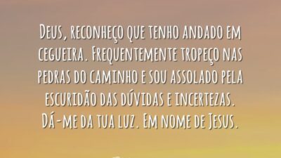 Dá-me da tua luz