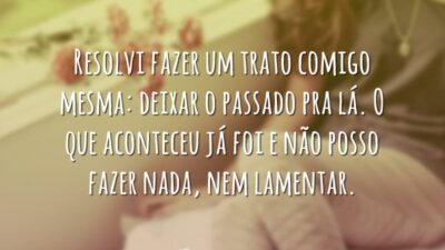 Deixar o passado