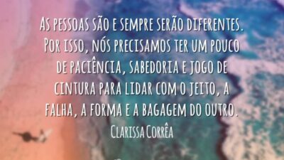 As pessoas são diferentes